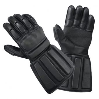 Anti-Riot Long Cuff Hard Knuckle Gloves